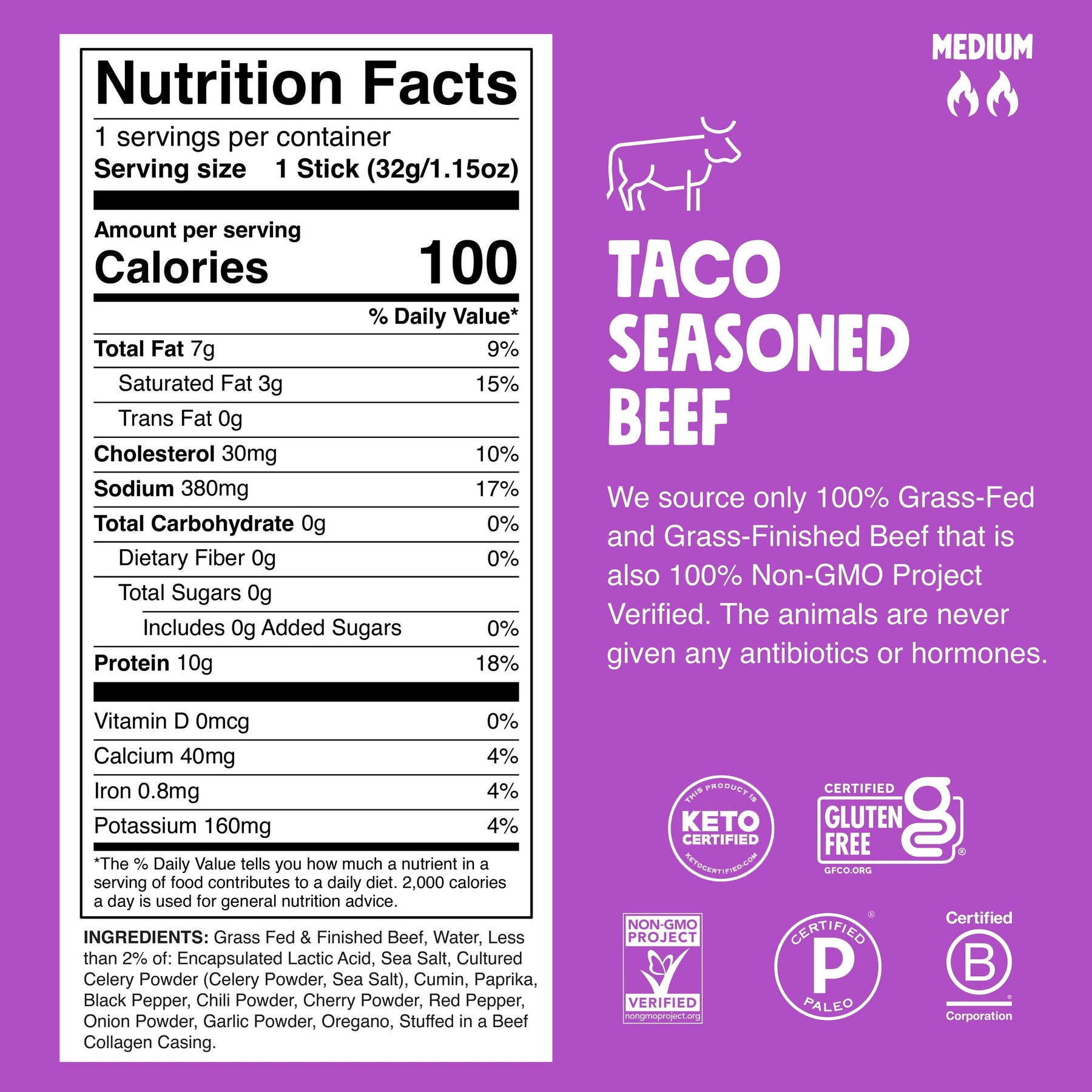 Taco Seasoned Beef - Ready Box