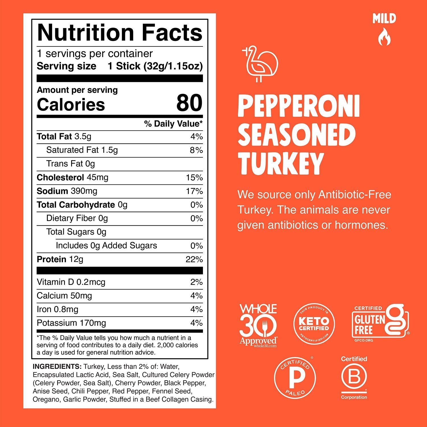 Pepperoni Seasoned Turkey - Soft Pick